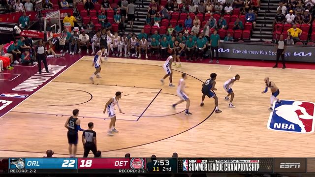 【2022年07月17日 魔术vs活塞集锦】一套连招打满 库泽连续变向小手一抖抛投命中