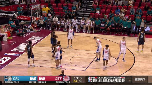 【2022年07月17日】NBA夏季联赛：魔术vs活塞第3节中文解说回放