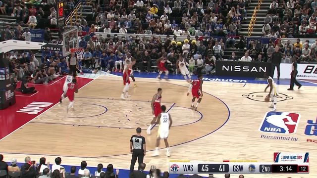 【2022年10月02日 奇才vs勇士集锦】轻松写意！库里三分线开镜瞄准直击靶心