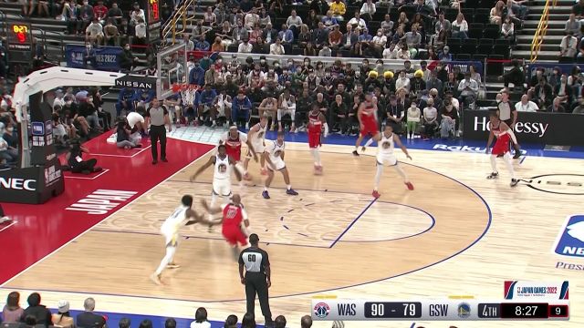 【2022年10月02日 奇才vs勇士集锦】珍惜每一次秀的机会！网红麦克朗反击飞扣引爆全场