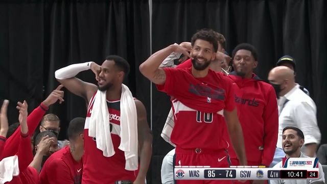 【2022年10月02日 奇才vs勇士集锦】37岁高龄又如何！吉布森三分轰筐引全场打call