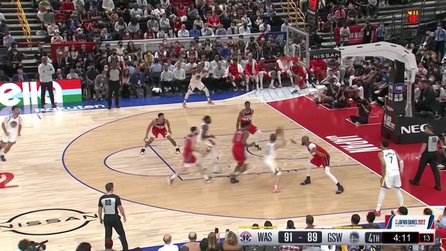 【2022年10月02日 奇才vs勇士集锦】季前赛也要认真对待！穆迪三分+暴扣强势扳平比赛