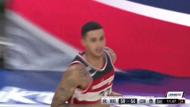 【2022年10月02日 奇才vs勇士集锦】默契百分百！波神大臂一挥助攻库兹马直杀腹地轻松扣篮