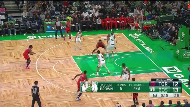 【2022年10月06日 猛龙vs凯尔特人集锦】绿军防守密不透风完成抢断 塔图姆无解单打飘逸潇洒