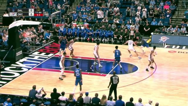 【2022年10月06日 独行侠vs雷霆集锦】惊不惊喜？格林接球直传底角布洛克三分命中