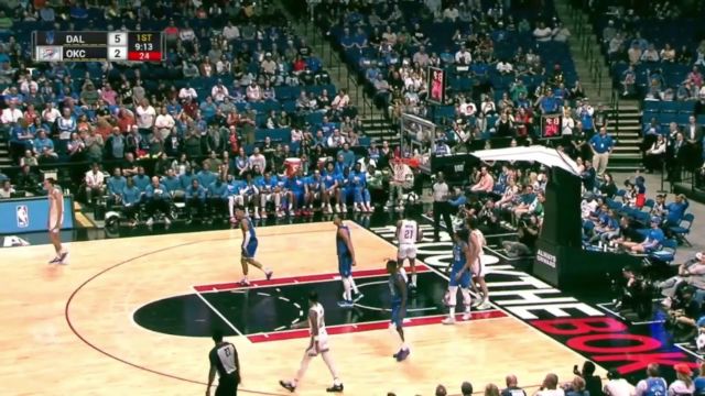 【2022年10月06日 独行侠vs雷霆集锦】波库舍夫斯基三分线假投真传 吉迪中距离骑马射箭跳投命中