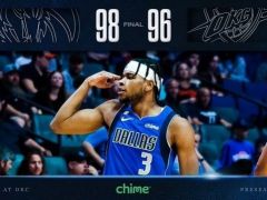 首秀24分钟21分！独行侠37号秀扛起东契奇职责