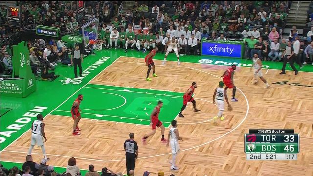 【2022年10月06日 猛龙vs凯尔特人集锦】默契值拉满！斯玛特与霍福德经典挡拆配合衔接空中接力