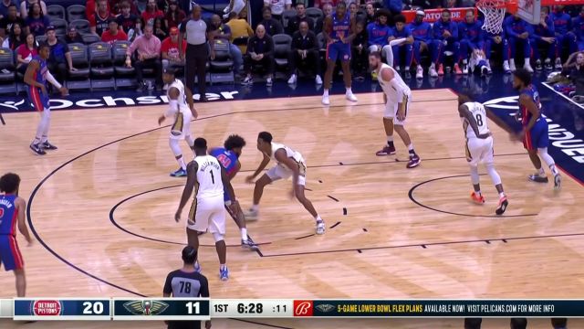 【2022年10月08日】NBA季前赛：活塞vs鹈鹕中文解说回放第1节