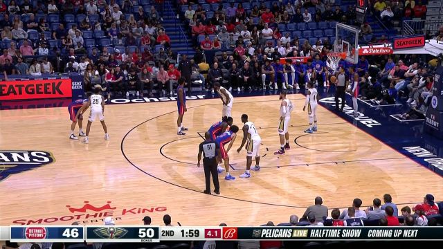 【2022年10月08日】NBA季前赛：活塞vs鹈鹕第2节中文解说回放