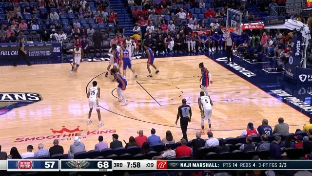 【2022年10月08日 活塞vs鹈鹕集锦】锡安一飞冲天