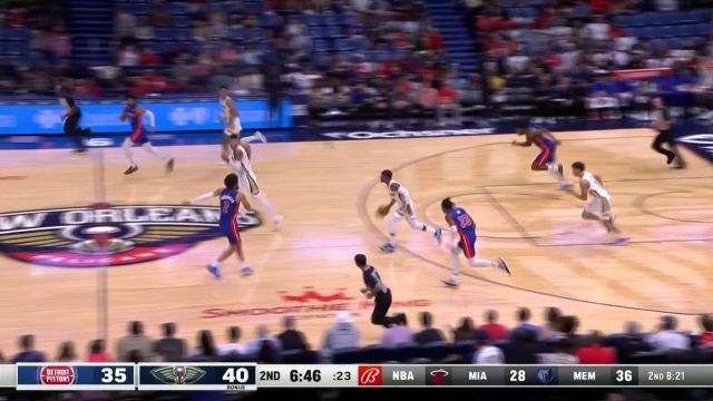 【2022年10月08日 活塞vs鹈鹕集锦】场面极度血腥！巴格利布下天罗地网送上残忍追帽