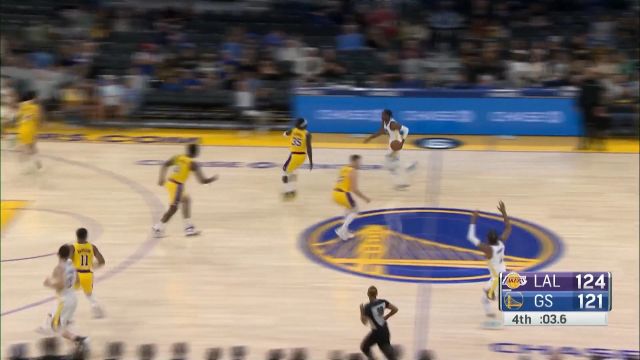 【2022年10月10日 湖人vs勇士集锦】湖人124-121勇士 浓眉复出展现完美状态率队战胜勇士