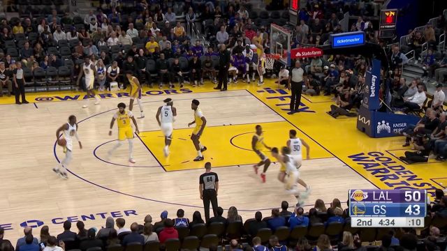 【2022年10月10日 湖人vs勇士集锦】大马金刀勇冠三军 库明加无视浓眉放手直杀腹地