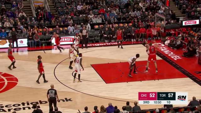 【2022年10月10日 公牛vs猛龙集锦】配合得天衣无缝！德罗赞弧顶大力直塞篮下武切维奇转身上篮