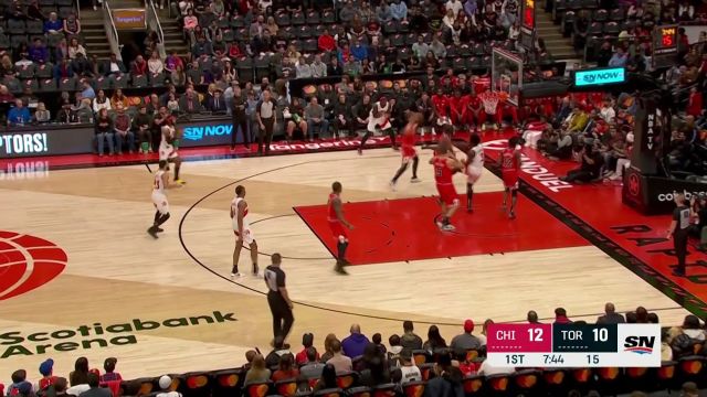 【2022年10月10日 公牛vs猛龙集锦】休赛期没少练啊 阿奴诺比篮下吸引包夹妙传小特伦特三分穿针