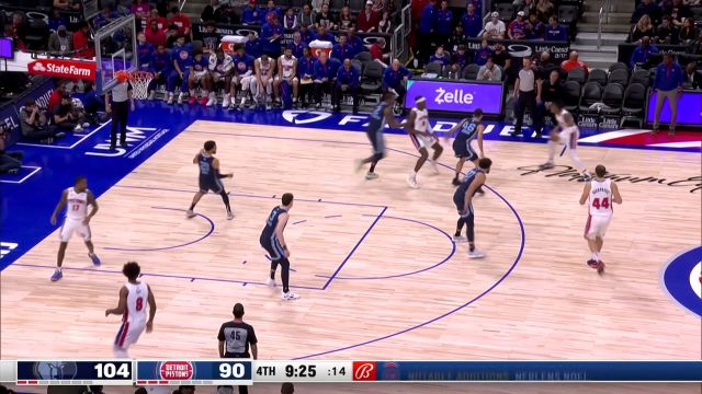 【2022年10月14日 灰熊vs活塞集锦】必须要出一口恶气！艾维急速突破暴力扣篮彰显身体素质