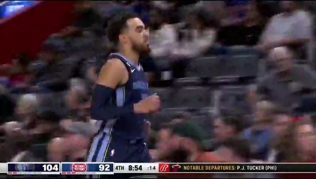 【2022年10月14日】灰熊vs活塞第4节中文解说回放