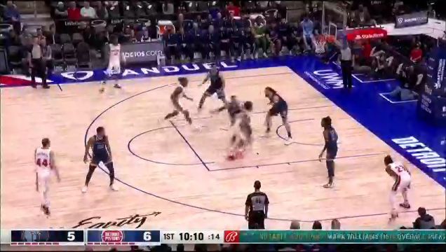 【2022年10月14日】灰熊vs活塞英文原声全场回放