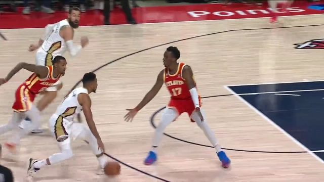 【2022年10月15日 老鹰vs鹈鹕集锦】琼斯夹缝过人 信马由缰滑翔暴扣