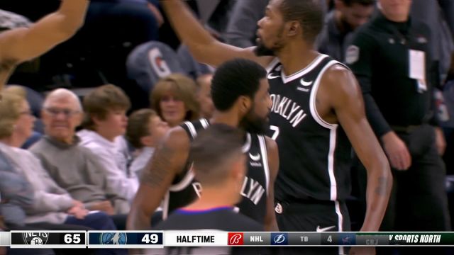 【2022年10月15日 篮网vs森林狼集锦】杀人诛心的进球 欧文弧顶三分迎射拉塞尔命中准压哨