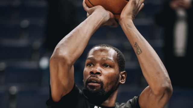 【2022年10月15日 篮网vs森林狼集锦】火力全开！杜兰特首节独得12分：高难度后仰+急停中投打三分