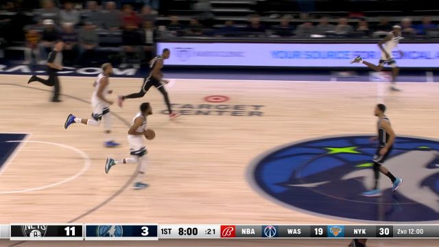 【2022年10月15日 篮网vs森林狼集锦】双塔首次配合 戈贝尔连线唐斯三分开火命中