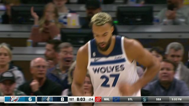 【2022年10月20日 雷霆vs森林狼集锦】唐斯吸引火力击鼓传花 戈贝尔空切进场上篮以一敌三