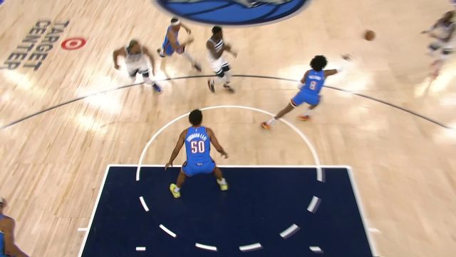 【2022年10月20日 雷霆vs森林狼集锦】沉着冷静外线开火 诺威尔抽枪甩狙打成3+1