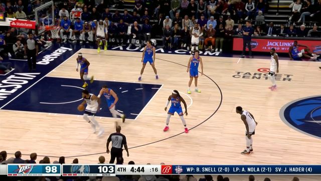 【2022年10月20日 雷霆vs森林狼集锦】闲庭信步蝴蝶穿花 亚历山大反击欧洲步上篮命中