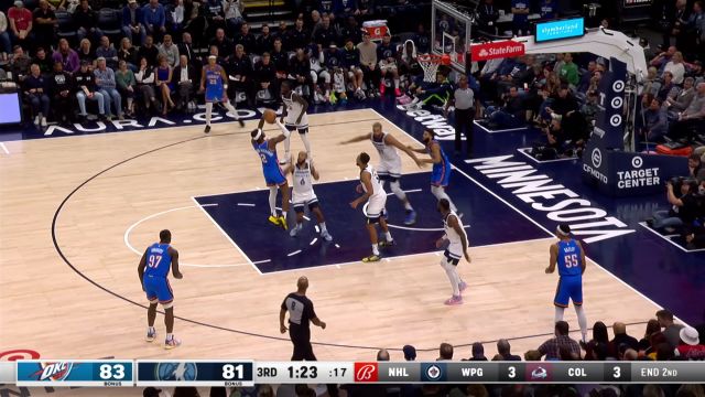 【2022年10月20日 雷霆vs森林狼集锦】雷霆108-115森林狼 亚历山大空砍32分森林狼七人上双击败雷霆