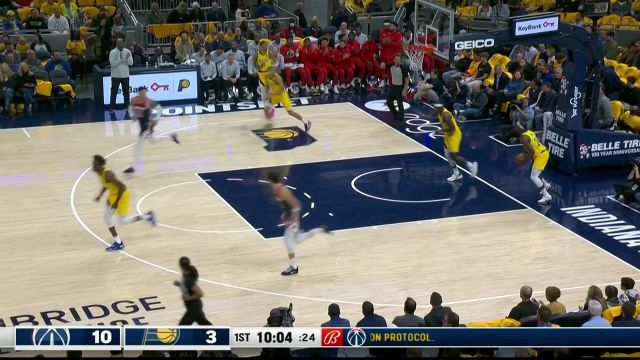 【2022年10月20日 奇才vs步行者集锦】杀你个猝不及防！库兹马强攻篮下回传阿弗迪亚跟进暴扣