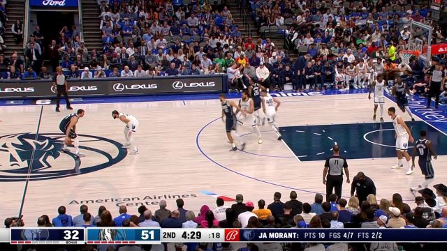 【2022年10月23日 灰熊vs独行侠集锦】手感续上接着扔！ 东契奇超远三分面杀亚当斯