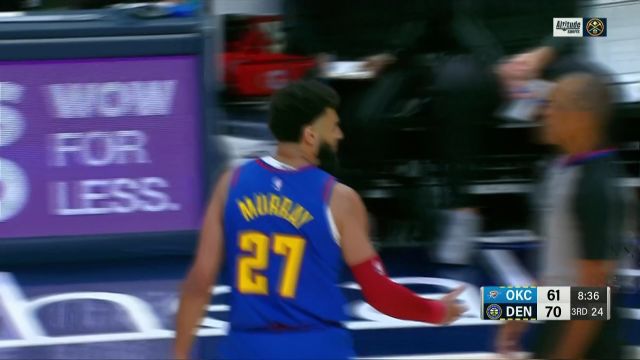 【2022年10月23日】雷霆vs掘金第3节中文解说回放