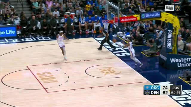 【2022年10月23日 雷霆vs掘金集锦】穆斯卡拉飙射空位三分 约老师相同位置相同方式还以颜色