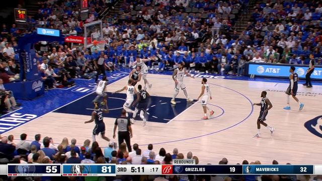 【2022年10月23日 灰熊vs独行侠集锦】东契奇上篮遗憾偏出 芬尼史密斯神兵天降补扣得手