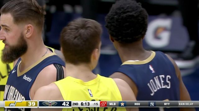 【2022年10月24日 爵士vs鹈鹕集锦】英格拉姆与队友撞在一起 离场接受检查本场比赛不会回归