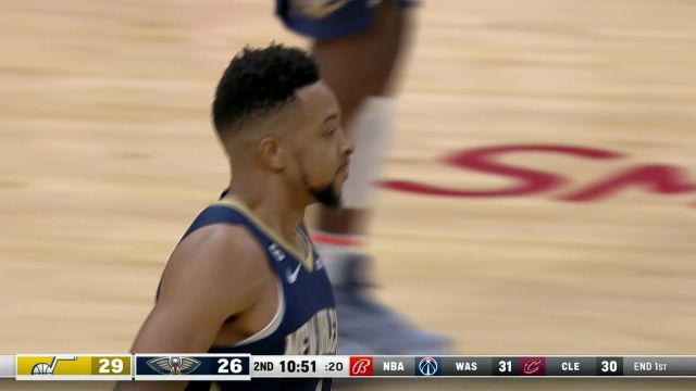 【2022年10月24日 爵士vs鹈鹕集锦】格拉汉姆冲锋在前不贪功 回传跟进的锡安空接暴扣