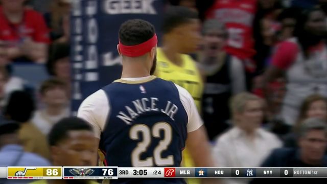 【2022年10月24日 爵士vs鹈鹕集锦】六哥的打法让人摸不透 阿尔瓦拉多突破分球南斯跟进完成暴扣