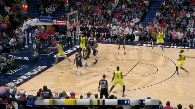 【2022年10月24日 爵士vs鹈鹕集锦】传切配合颇为经典 奥利尼克顺下吃饼打成2+1