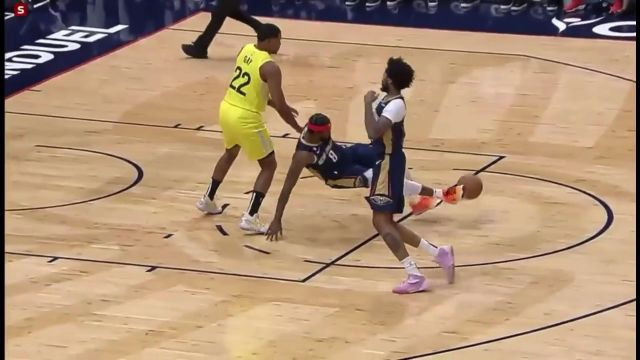 【2022年10月24日 爵士vs鹈鹕集锦】两大核心先后伤退 英格拉姆&锡安受伤瞬间回顾