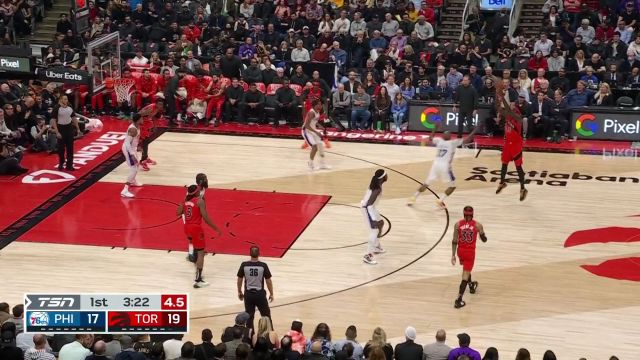 【2022年10月27日 76人vs猛龙集锦】能文能武 西亚卡姆里突外投连得5分