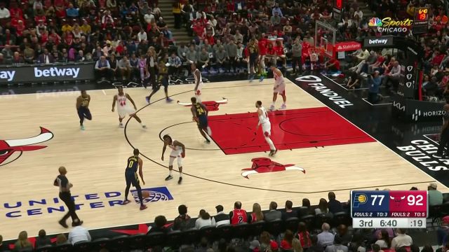 【2022年10月27日 步行者vs公牛集锦】重新找回悬念！希尔德三分如有神助三连击逼停公牛