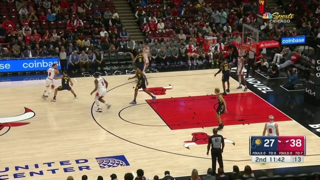 【2022年10月27日 步行者vs公牛集锦】有人照顾就是舒服！庄神篮下接助攻暴扣得吃得喝