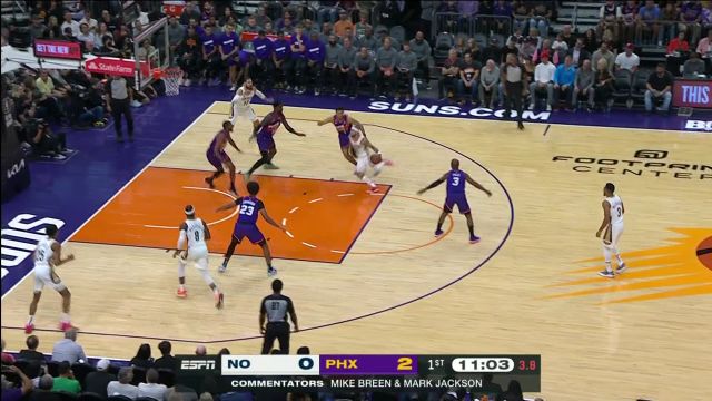 【2022年10月29日 鹈鹕vs太阳集锦】开场就露锋芒！艾顿大步流星接球暴扣势大力沉