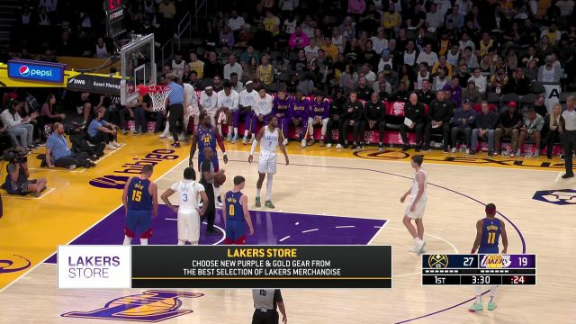 【2022年10月31日】NBA常规赛：掘金vs湖人 第1节中文解说回放