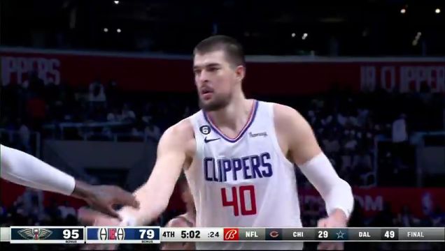 【2022年10月31日】NBA常规赛：鹈鹕vs快船第4节英文原声回放