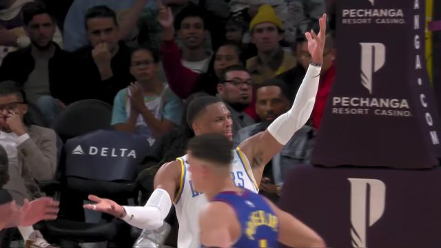 【2022年10月31日 掘金vs湖人集锦】赢得全场掌声雷动 威少亲手收割比赛挥手庆祝