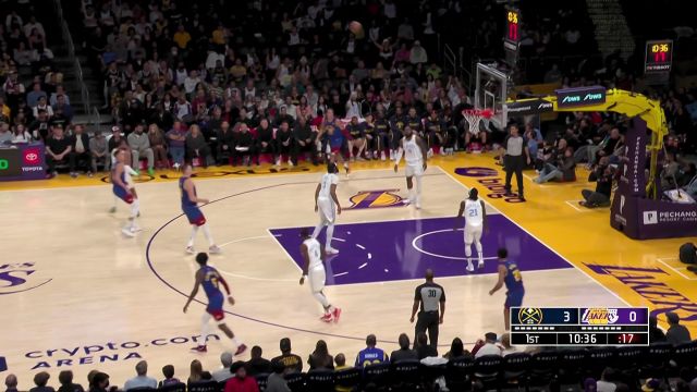 【2022年10月31日 掘金vs湖人集锦】颇有大将之风！小波特开场连飙两枚三分