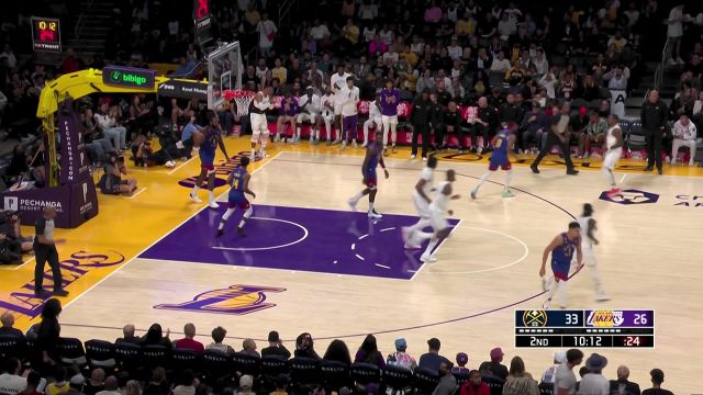 【2022年10月31日 掘金vs湖人集锦】有我好兄弟篮下随便冲 詹姆斯攻筐无果浓眉暴力补扣